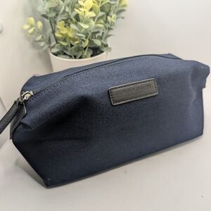 Giorgio Armani Navy Canvas Toiletry Pouch